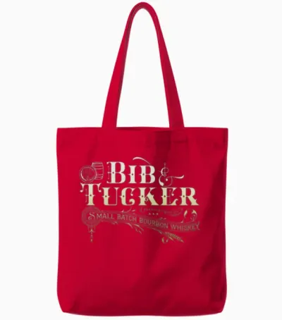 Bib and Tucker Tote Bags - Red