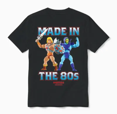 Masters of the Universe Made in the 80s Unisex T-Shirt - Black