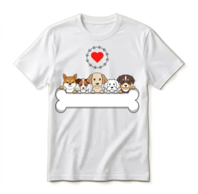 Dog Lover Unisex T-Shirt - White
