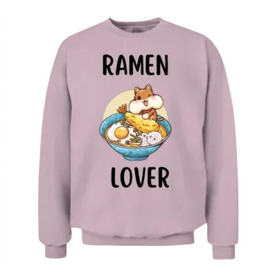 Ramen Lover Unisex Sweatshirt - Light Pink
