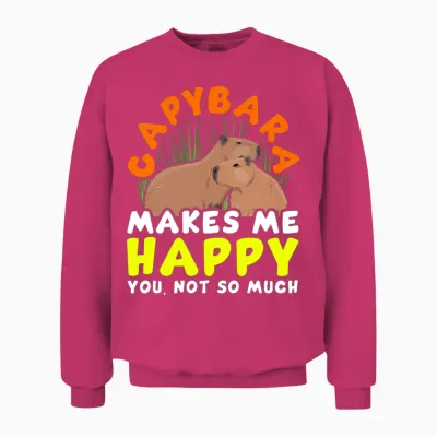 Capybara Capy Unisex Sweatshirt - Heliconia