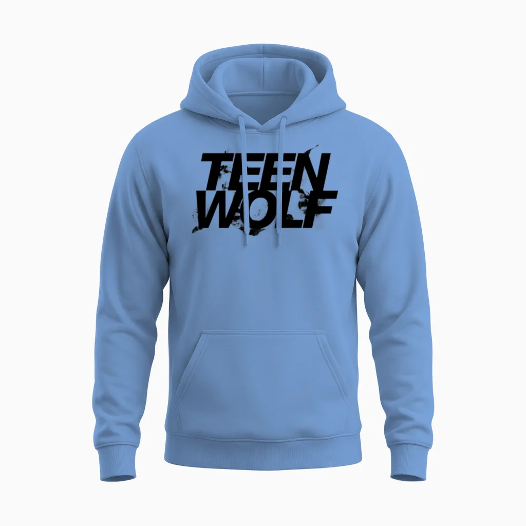 Teen Wolf Wildlife Unisex Hoodie in Carolina Blue