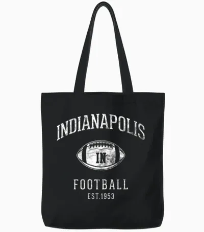 Vintage Football Team Retro Tote Bags - Black