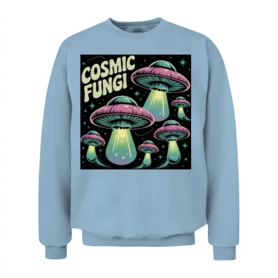 Glow Beyond the Stars Unisex Sweatshirt - Light Blue