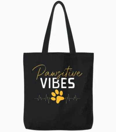 Dog Lover Owner Dog Lover Tote Bags - Black