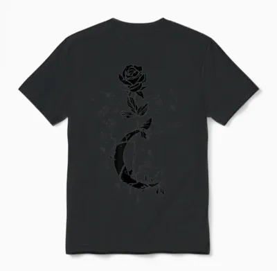 Boy Girl Aesthetic Grunge Clothing Unisex T-Shirt - Black