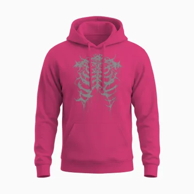 Horror Black Metal Death Metal | Gothic Goth Grunge Langarmshirt Unisex Hoodie - Heliconia