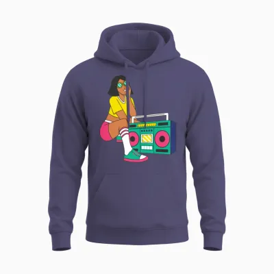 Funny Unisex Hoodie - Heather Sport Dark Navy