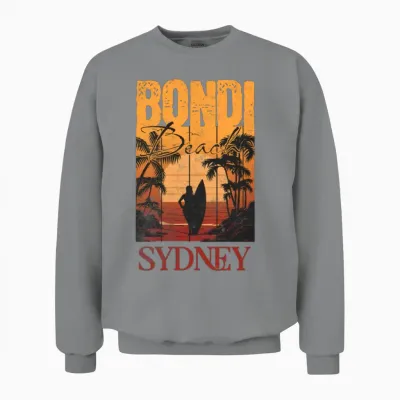 Bondi Beach Unisex Sweatshirt - Sport Grey