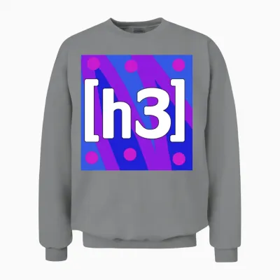 H3h3productions Logo Unisex Sweatshirt - Sport Grey