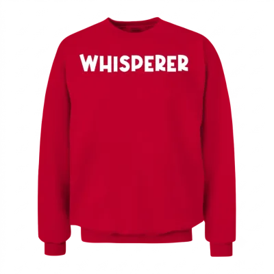 A Funny Whisperer Unisex Sweatshirt - Red