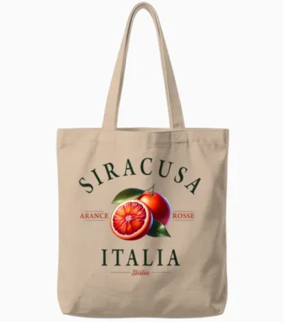 Syracuse Italie Oranges Sanguines Sicile Tote Bags - Natural