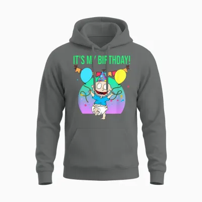 Mademark X Rugrats - It's My Birthday - Tommy Pickles Unisex Hoodie - Graphite Heather