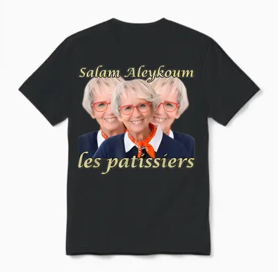 Salam Aleykoum the Funny Pastry Chefs Meme. Unisex T-Shirt - Black