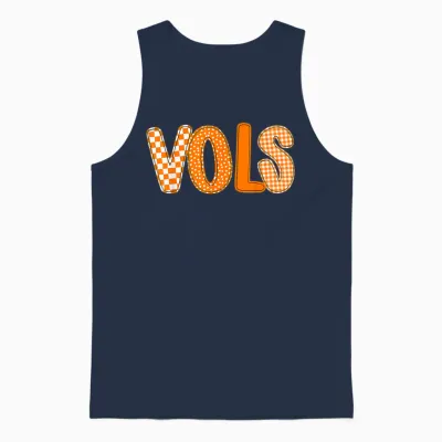 Vintage Classic 90's Vols Unisex Tank Top - Navy