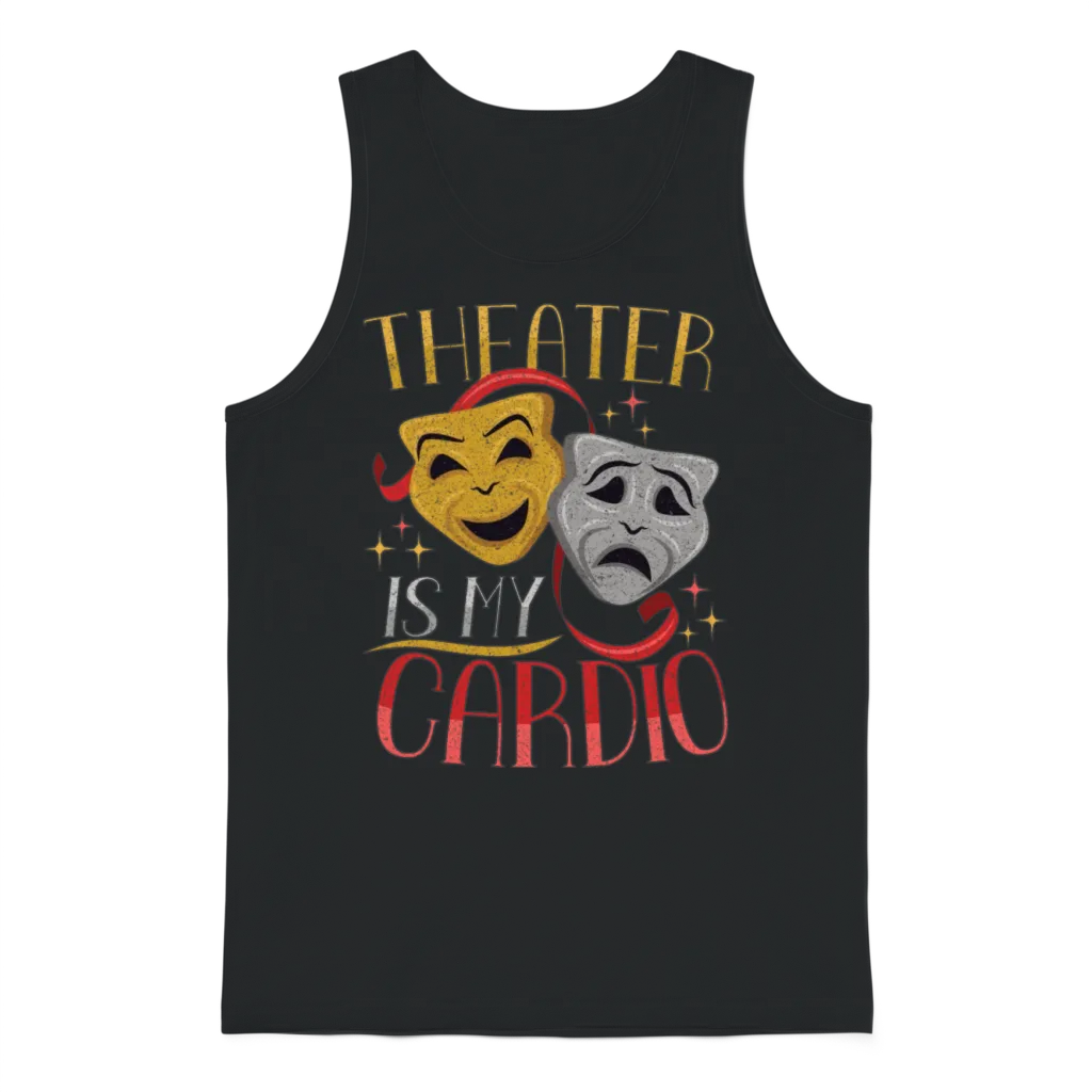 Theater Teacher Drama Teacher Theater Nerd Actor Unisex Tank Top - Black