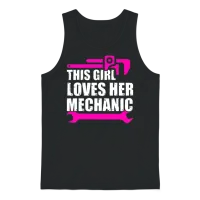 Funny Mechanic — Mechanics Gift Unisex Tank Top - Black – 1