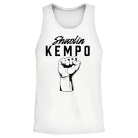 Shaolin Kempo Martial Arts Kenpo Karate Unisex Tank Top - White – 2