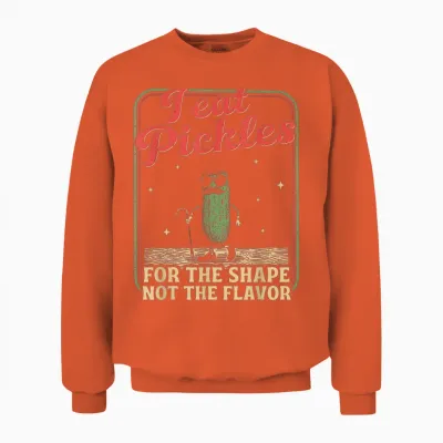 Peinliches Shirt Lustig Unangemessene Pickle Adult Humor Unisex Sweatshirt - Orange