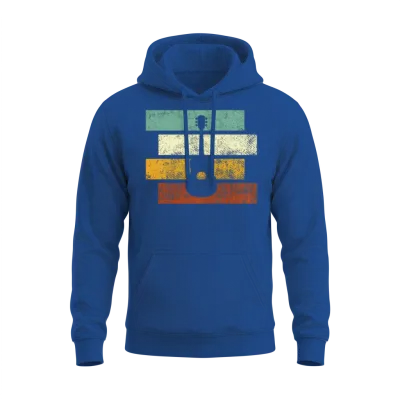 Guitar Retro Unisex Hoodie - Royal