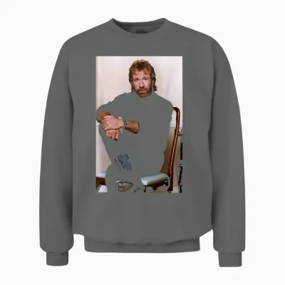 Chuck Norris Way of the Dragon Schauspieler & Kampfsport-Experte Unisex Sweatshirt - Graphite Heather