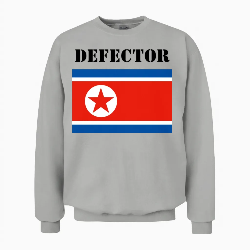 North Korea: Defector Unisex Sweatshirt in Ash