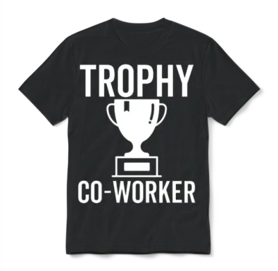 Trophy Co-Worker Unisex T-Shirt - Black