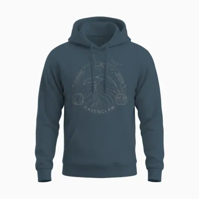 Harry Potter Ravenclaw Coat of Arms Unisex Hoodie - Dark Heather