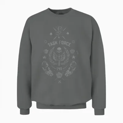 Call of Duty: Modern Warfare 2 Task Force 141 Retro Logo Unisex Sweatshirt - Graphite Heather