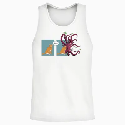 Captain Marvel - Flerken Goose Unisex Tank Top - White