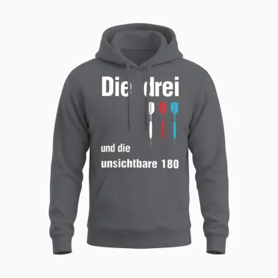 Die Drei Und Die Unsichtbare 180 Funny Gift Unisex Hoodie - Charcoal