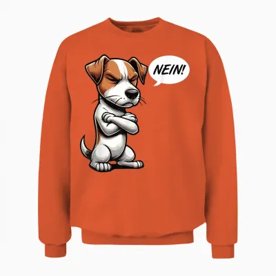 Nein Jack Russell Terrier Jack Russell Liebhaber Jackie Hund Unisex Sweatshirt - Orange