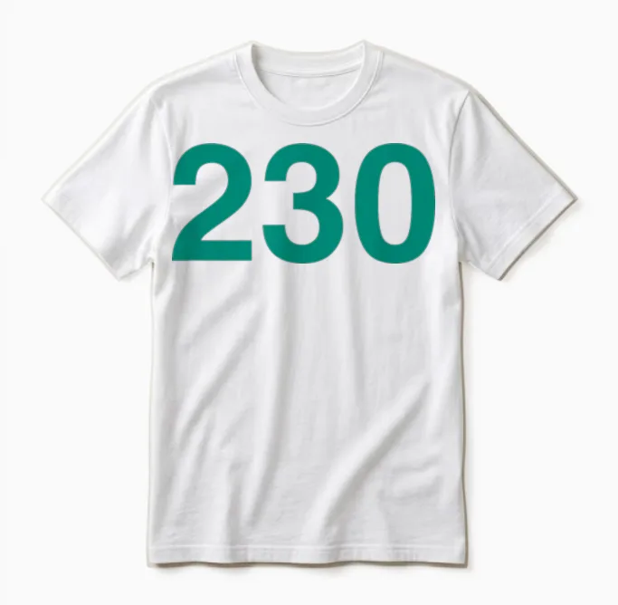 Squid Game - Player 230 Unisex T-Shirt in White