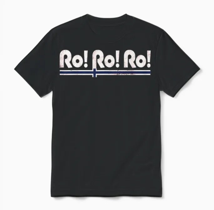Norway Row, Norge Ro Shirt. Norwegian Flag Men, Women & Unisex T-Shirt in Black