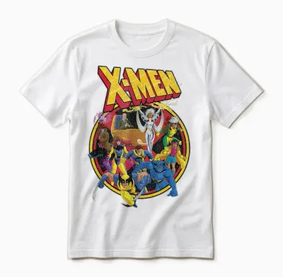 Marvel X-Men Animated Series Retro 90s Unisex T-Shirt - White