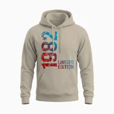 44. Geburtstag Mann Frau 44 Jahre 1982 Unisex Hoodie - Sand