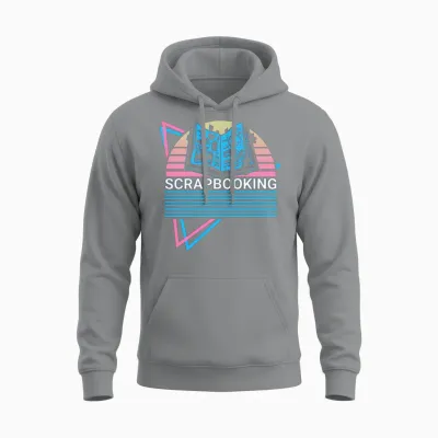 Scrapbooking Scrapbook Retro Unisex Hoodie - Sport Grey