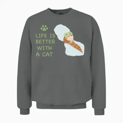 Funny Animals Unisex Sweatshirt - Graphite Heather