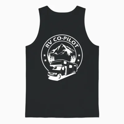 Rv Co-Pilot Funny Rv Gifts Rv Gift Ideas Unisex Tank Top - Black