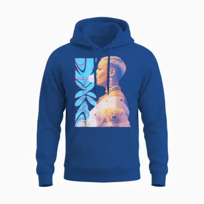 P! Bubble Eraser Nk T-Shirt, Black, S Unisex Hoodie - Royal