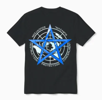 Goc Global Occult Coalition Scp Foundation Villain Unisex T-Shirt - Black