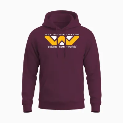 Alien: Earth Fx Series Weyland-Yutani Corp Logo Official Unisex Hoodie - Maroon