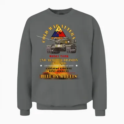 2nd Armored Division Garlstedt Germany M60a1 Unisex Sweatshirt - Graphite Heather