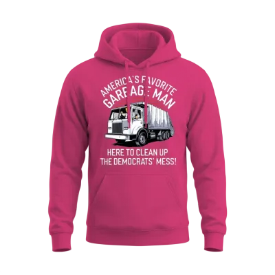 Garbage Man Unisex Hoodie - Heliconia