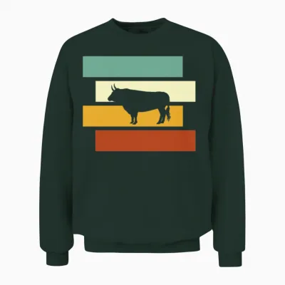 Bull Retro Unisex Sweatshirt - Forest