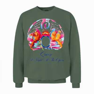 Queen Official an Evening in the Opera Unisex Sweatshirt - Military Green