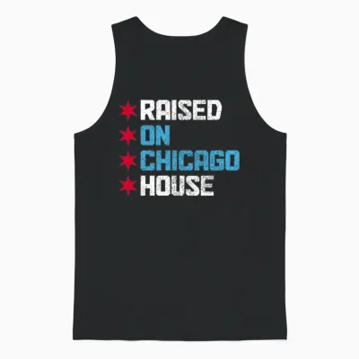 Chicago House Music Illinois Unisex Tank Top - Black