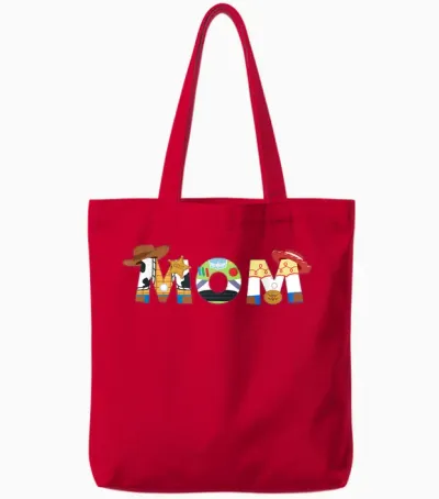 Disney and Pixar’s Toy Story Mom Mother’s Day Birthday Tote Bags - Red