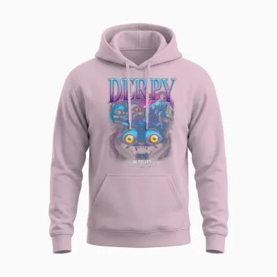 Kpop Demon Hunters Derpy Heartthrob Officially Licensed Unisex Hoodie - Light Pink