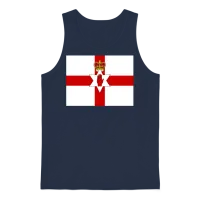Northern Ireland Unisex Tank Top - Navy – 1